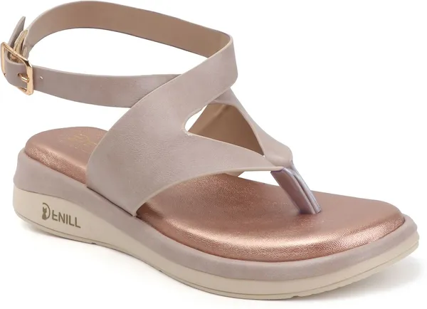 Beige_Synthetic_Leather_Wedges_For_Women