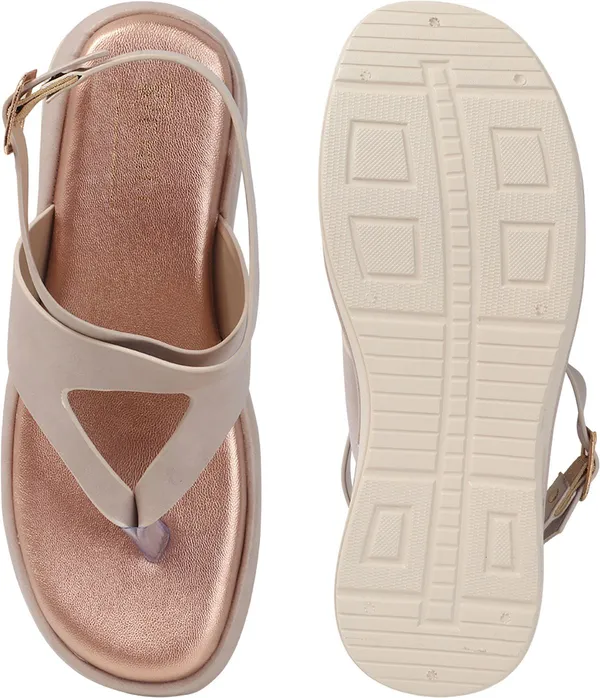 Beige_Synthetic_Leather_Wedges_For_Women