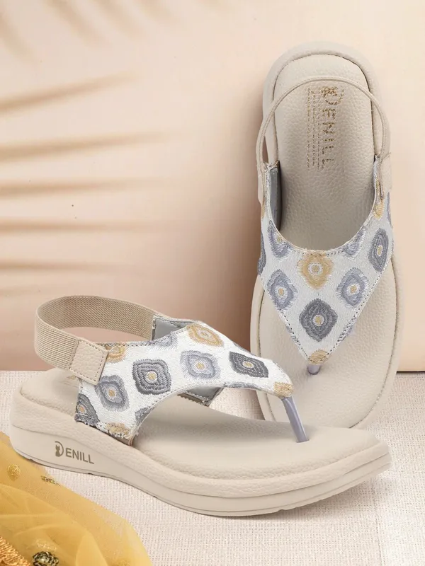 Beige_Synthetic_Leather_Wedges_For_Women