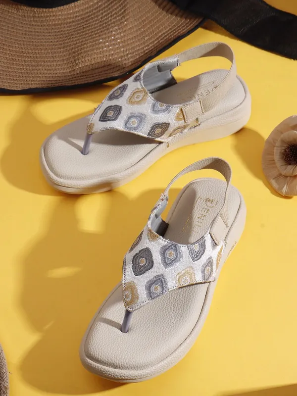 Beige_Synthetic_Leather_Wedges_For_Women