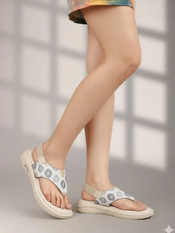 Beige_Synthetic_Leather_Wedges_For_Women