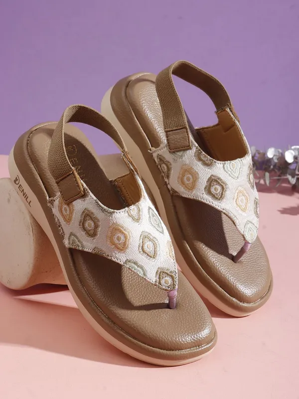 Beige_Synthetic_Leather_Wedges_For_Women