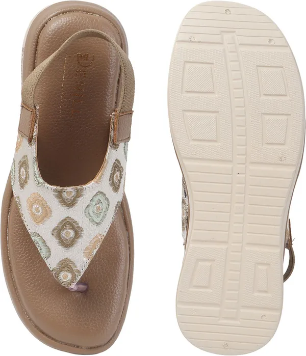 Beige_Synthetic_Leather_Wedges_For_Women