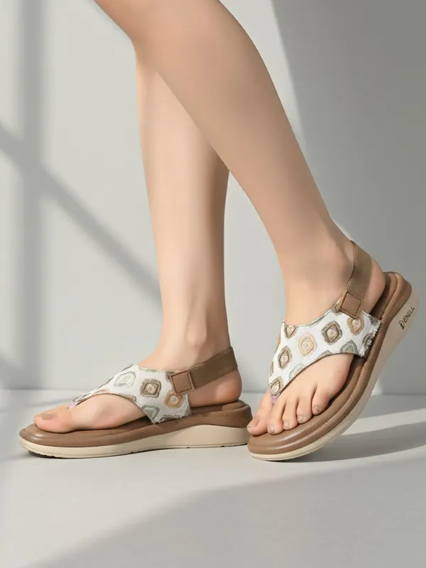 Beige_Synthetic_Leather_Wedges_For_Women