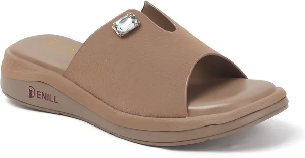Beige_Synthetic_Leather_Wedges_For_Women