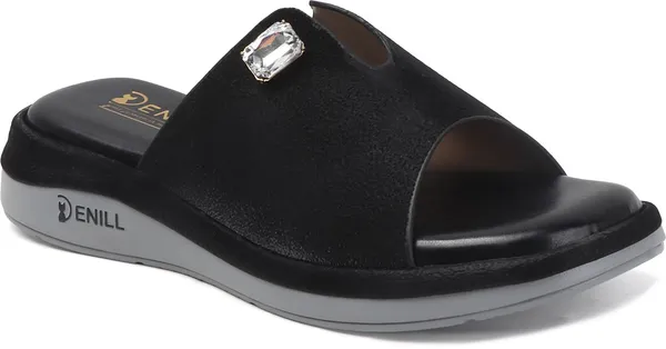 Black_Synthetic_Leather_Wedges_For_Women