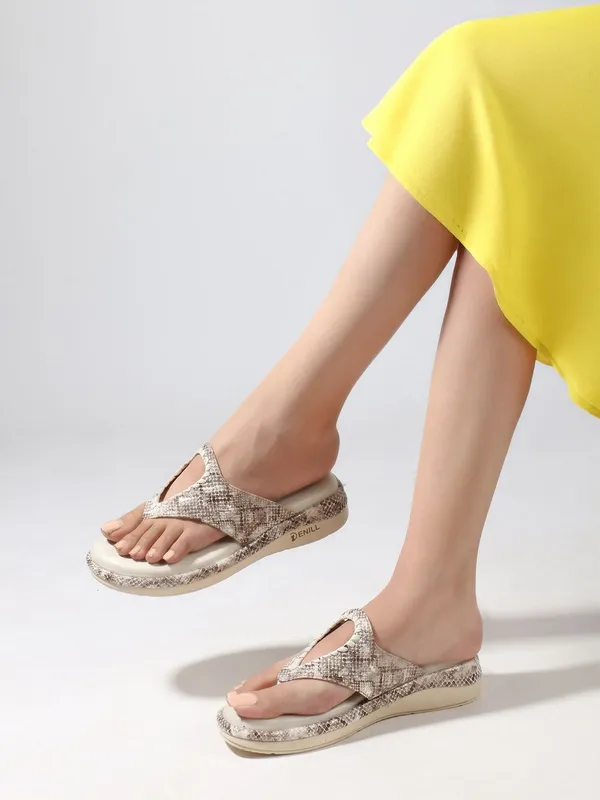 Beige_Synthetic_Leather_Wedges_For_Women