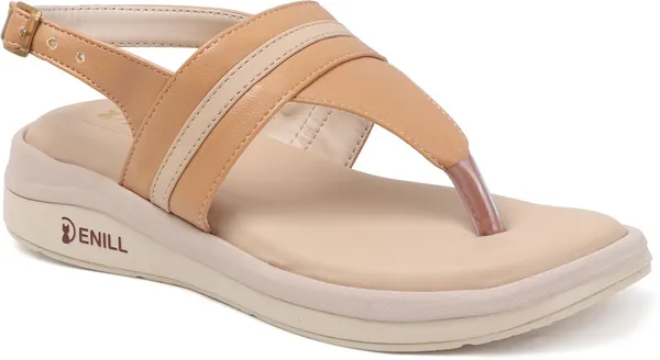 Beige_Synthetic_Leather_Wedges_For_Women