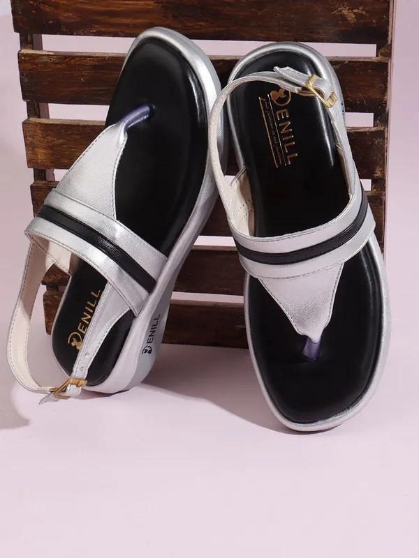 Silver_Synthetic_Leather_Wedges_For_Women