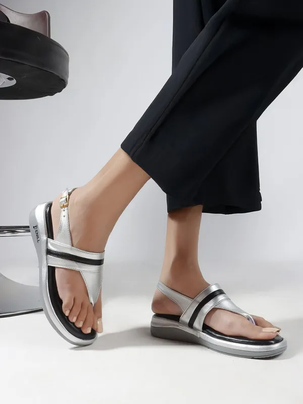Silver_Synthetic_Leather_Wedges_For_Women