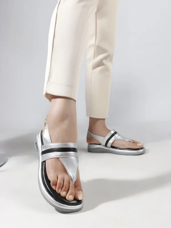 Silver_Synthetic_Leather_Wedges_For_Women