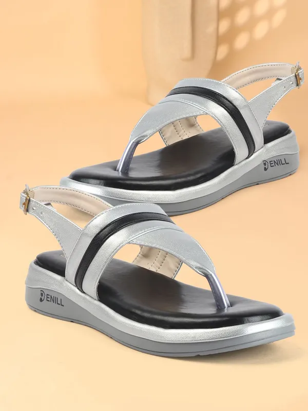 Silver_Synthetic_Leather_Wedges_For_Women