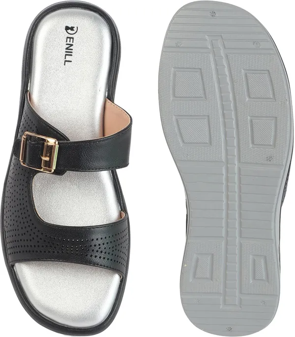 Black_Synthetic_Leather_Wedges_For_Women