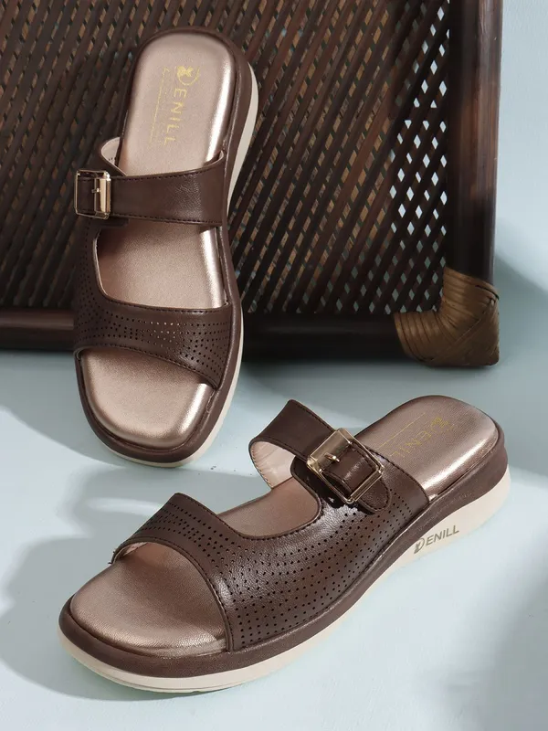 Brown_Synthetic_Leather_Wedges_For_Women