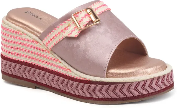Multicolor_Synthetic_Leather_Wedges_For_Women