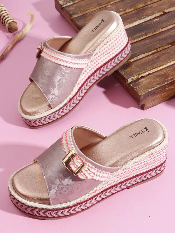 Multicolor_Synthetic_Leather_Wedges_For_Women