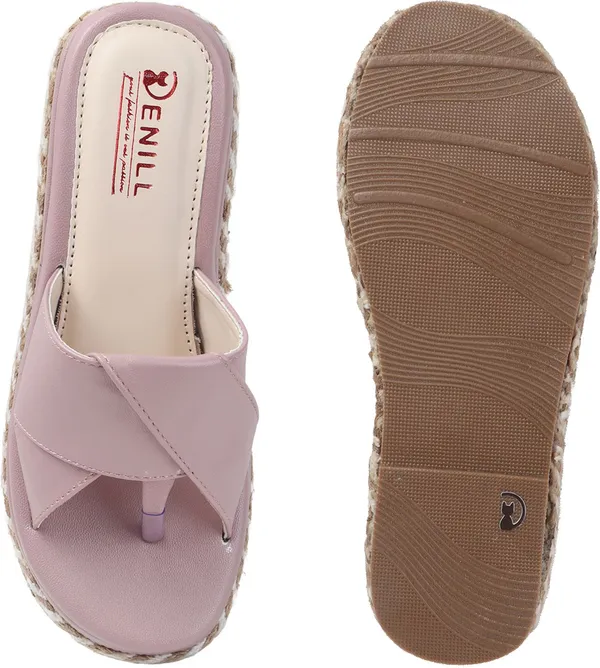 Pink_Synthetic_Leather_Wedges_For_Women