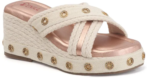 Pink_Synthetic_Leather_Wedges_For_Women