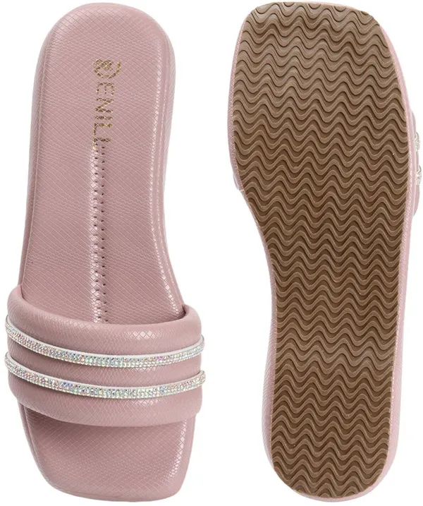 Pink_Synthetic_Leather_Wedges_For_Women
