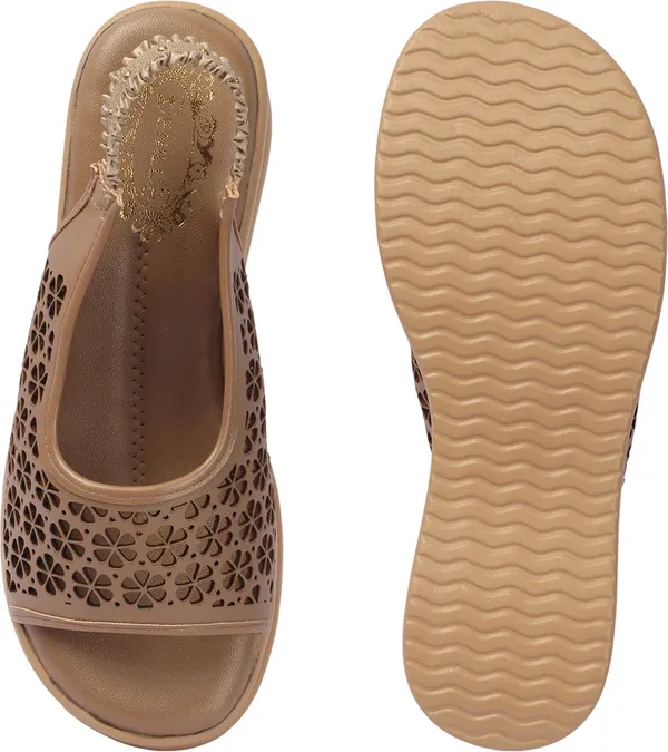 Beige_Synthetic_Leather_Wedges_For_Women