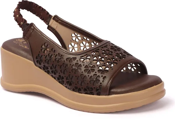 Brown_Synthetic_Leather_Wedges_For_Women