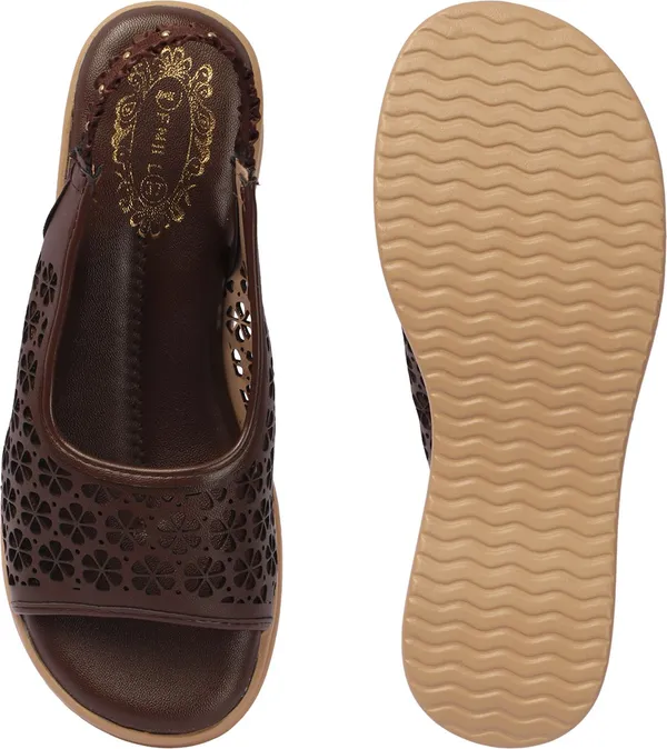 Brown_Synthetic_Leather_Wedges_For_Women