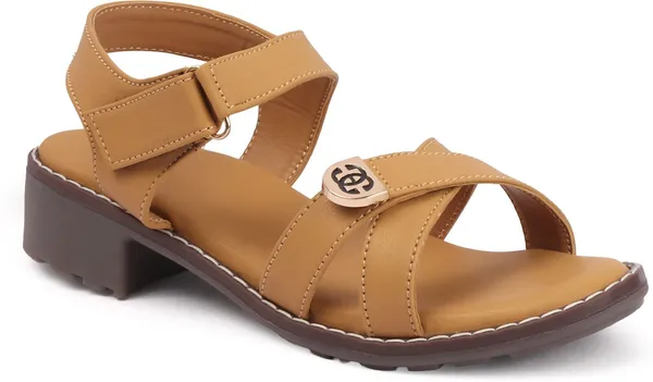 Beige_Synthetic_Leather_Wedges_For_Women