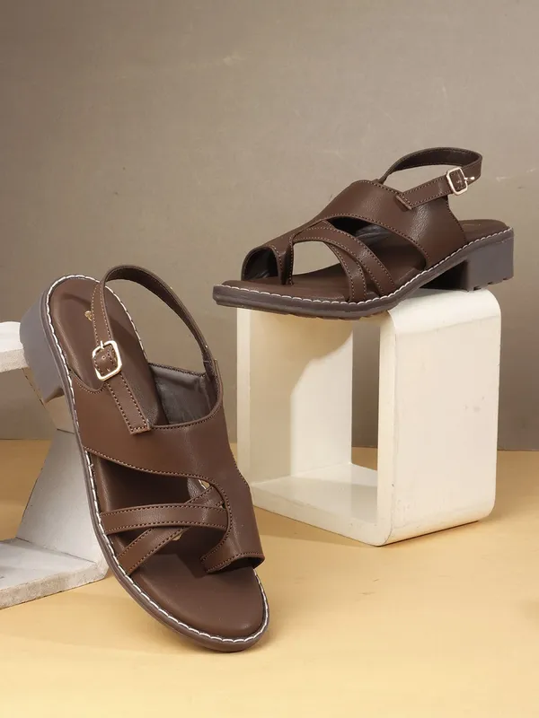 Brown_Synthetic_Leather_Wedges_For_Women