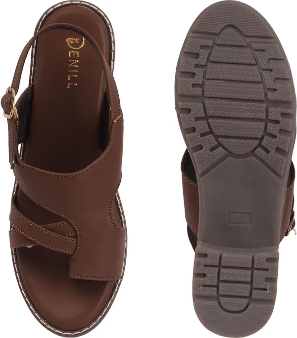 Brown_Synthetic_Leather_Wedges_For_Women