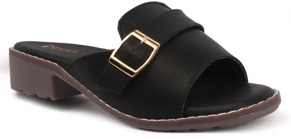 Black_Synthetic_Leather_Wedges_For_Women
