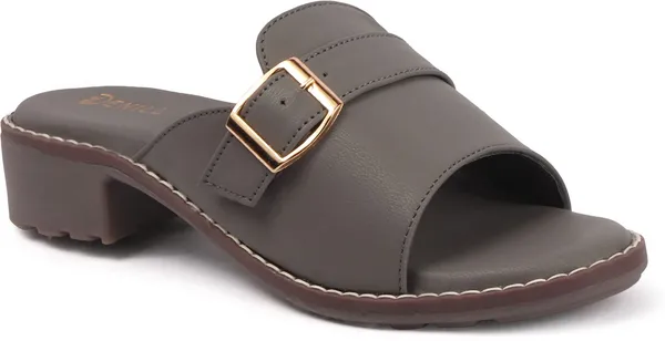 Grey_Synthetic_Leather_Wedges_For_Women