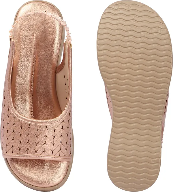 Gold_Synthetic_Leather_Wedges_For_Women