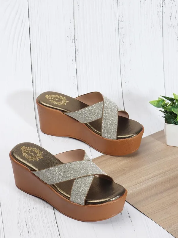 Copper_Synthetic_Wedges_For_Women