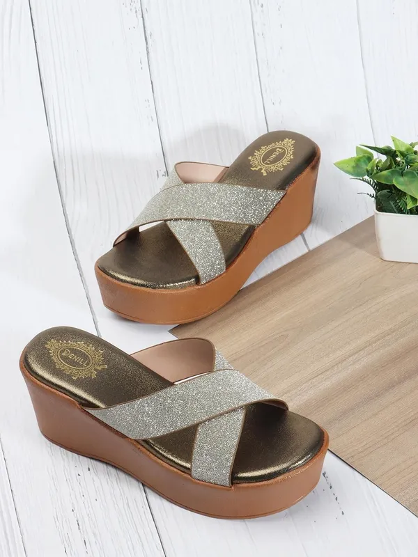 Copper_Synthetic_Wedges_For_Women