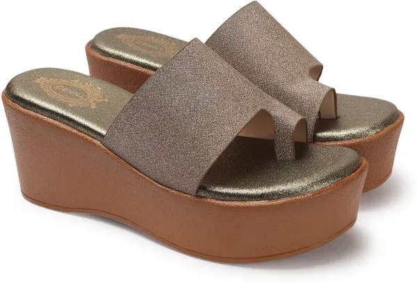 Copper_Synthetic_Wedges_For_Women