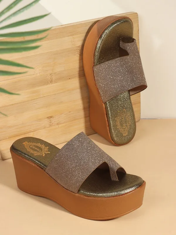 Copper_Synthetic_Wedges_For_Women