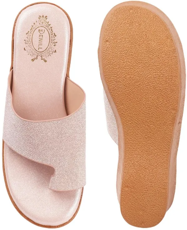 Pink_Synthetic_Wedges_For_Women