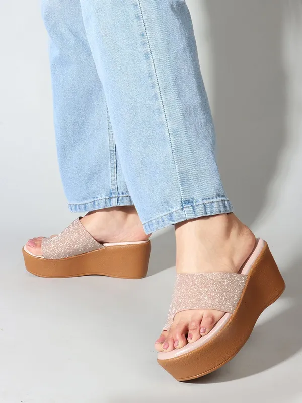 Pink_Synthetic_Wedges_For_Women