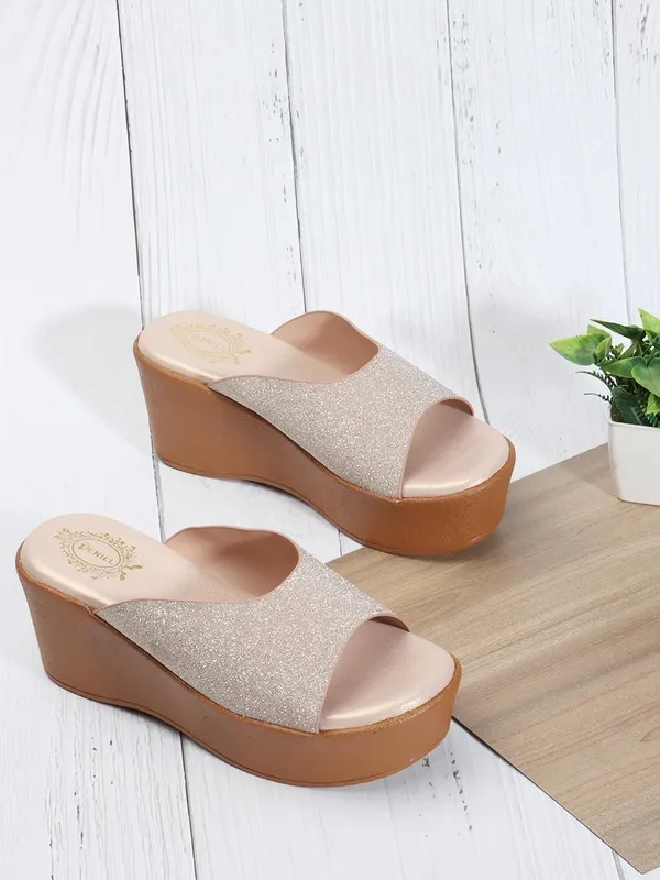Pink_Synthetic_Wedges_For_Women
