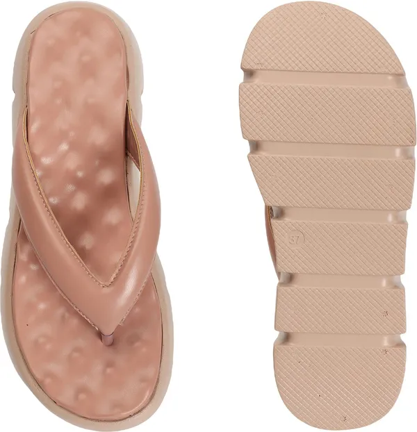 Pink_Synthetic_Leather_Wedges_For_Women