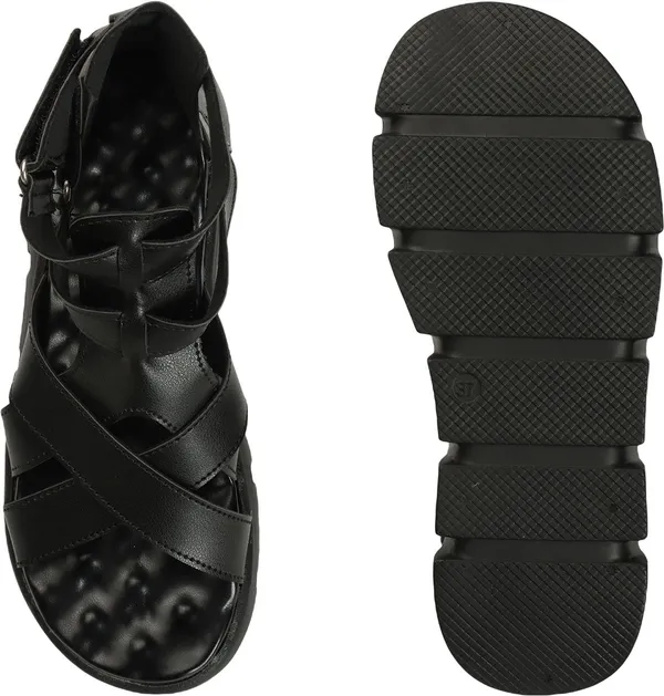 Black_Synthetic_Leather_Wedges_For_Women