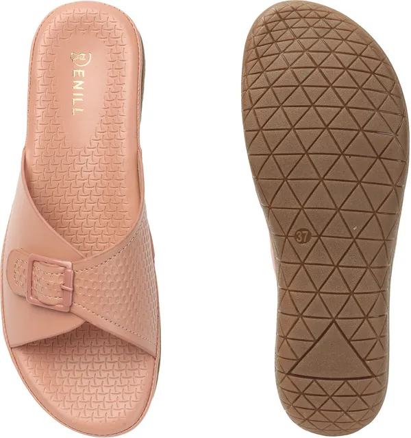 Pink_Synthetic_Leather_Wedges_For_Women
