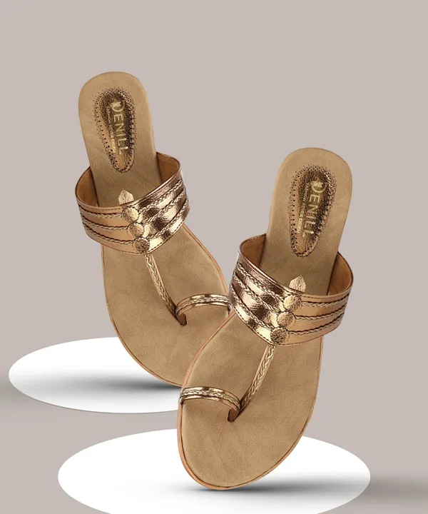 Copper_Synthetic_Leather_Wedges_For_Women