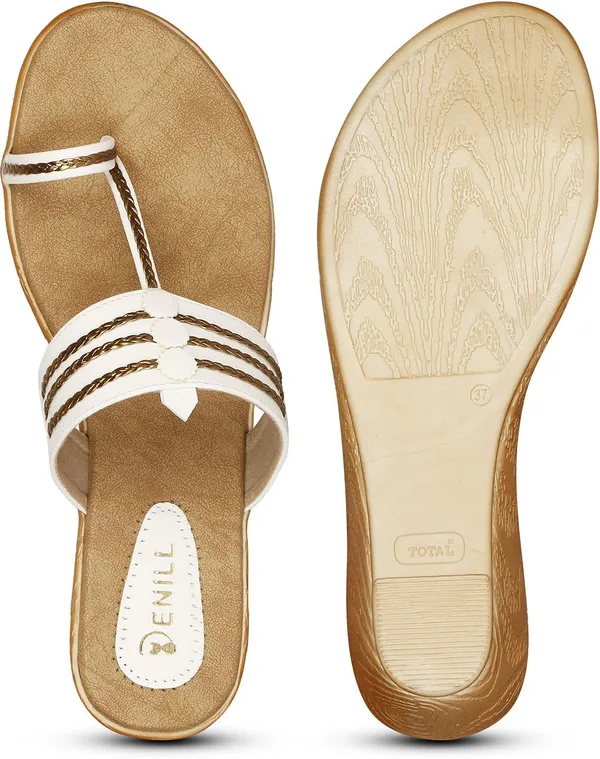 White_Synthetic_Leather_Wedges_For_Women