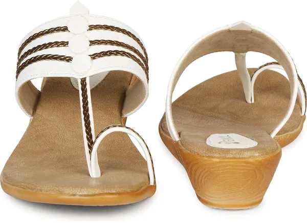 White_Synthetic_Leather_Wedges_For_Women
