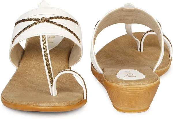 White_Synthetic_Leather_Wedges_For_Women