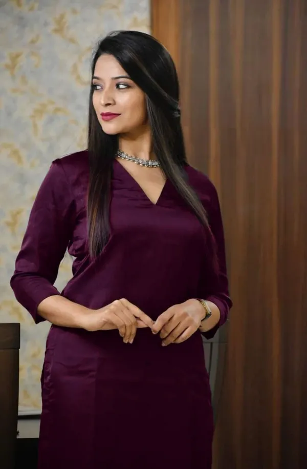 Maroon_Rayon_Co_Ord_Set_For_Women_And_Girls