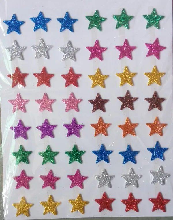 Multicolor_Sparkling_Foam_Glitter_Star_Sticker_(120_Sticker)