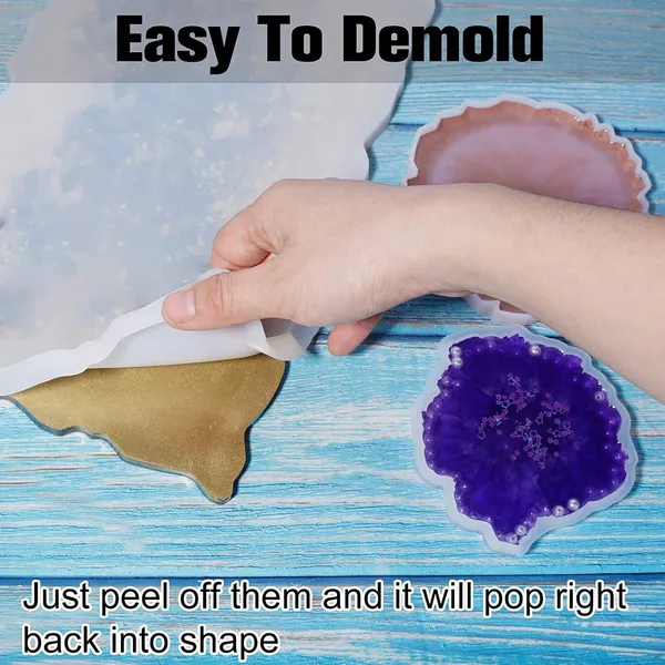 White_Silicone_Resin_Tray_Mold,Large_Irregular_Tray_Mold_Epoxy_Resin_Mold_Easy_Demold_Silicon_Coaster_Molds_For_Making_Faux_Agate_Tray,Serving_Board,Fruit_Tray,Etc.(9_X_12_Inch,_Rectangle_Tray)