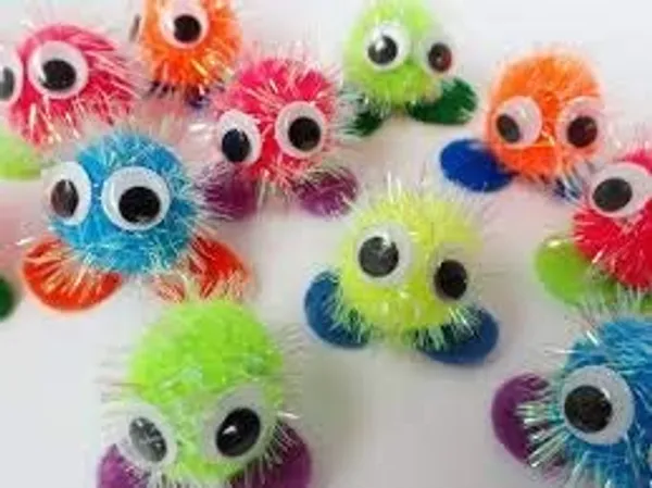 Multicolor_Glittery_Pompom_Mixed_Color+_Soft_Fluffy_Pom_Pom_For_Art_&_Craft,_Party_Decoration_Diy_Sewing_Crafts_Jewelry_Making_(_Size_2Cm_/100_+100Pcs_)